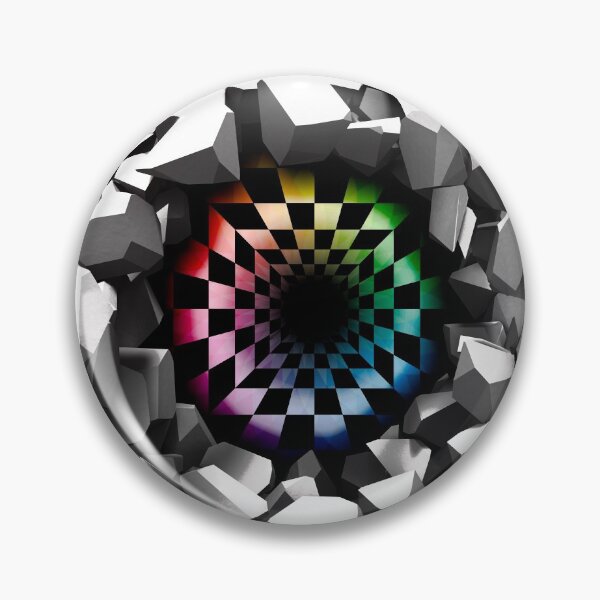 Item preview, Optical Illusion of a holographic 3d Ripped Hole inside tops, cases, posters, etc. designed and sold by YourIllusion.