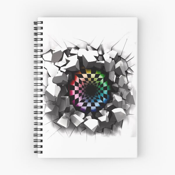 Item preview, Optical Illusion of a holographic 3d Ripped Hole inside tops, cases, posters, etc. designed and sold by YourIllusion.