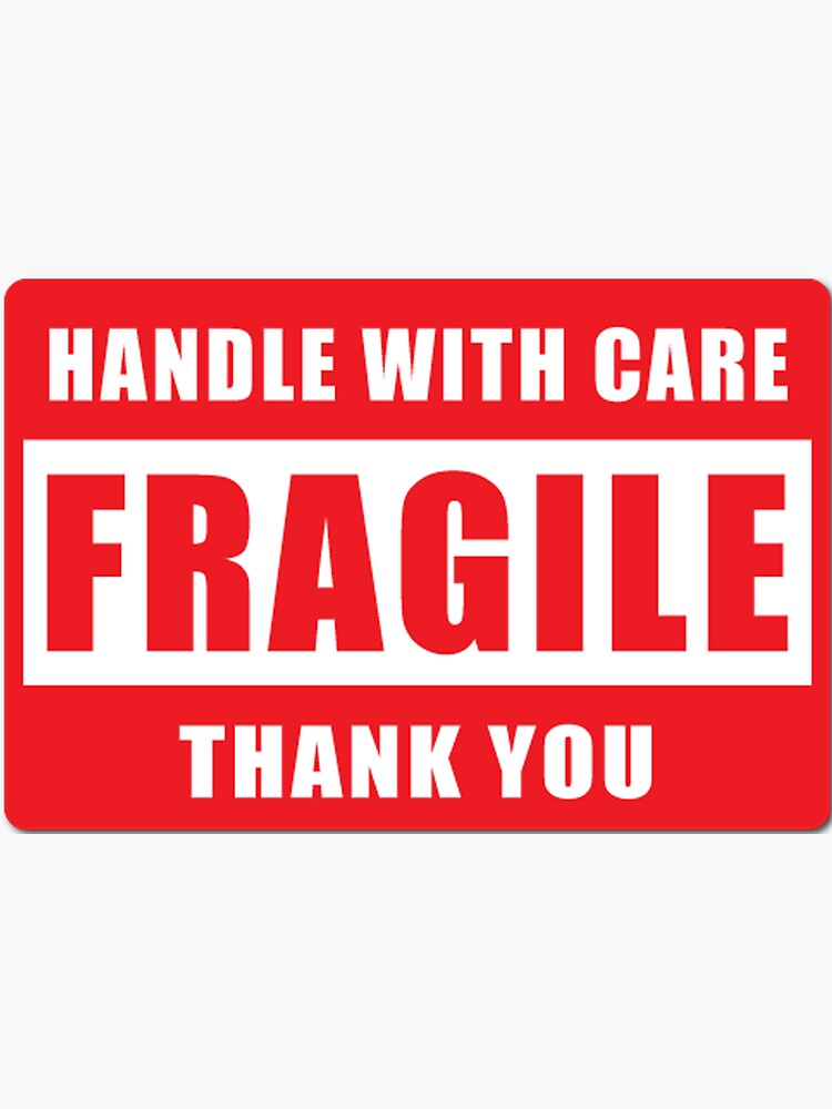 Fragile - Handle with Care Laptop Sleeve for Sale by weheartdogs