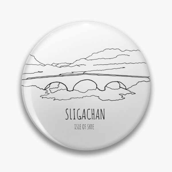 Item preview, Sligachan - Isle of Skye - Scotland Line Print designed and sold by smeuran.
