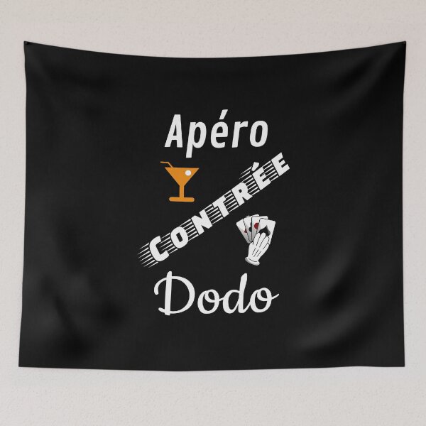 Item preview, aperitif country bedtime humor fun fun funny black background designed and sold by sex-sansbol.