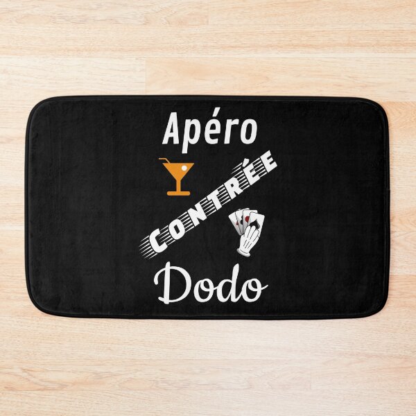Item preview, aperitif country bedtime humor fun fun funny black background designed and sold by sex-sansbol.