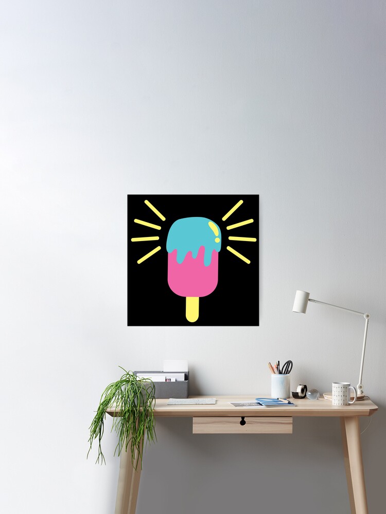 Single paddle pop ice-cream Poster for Sale by jazzydevil