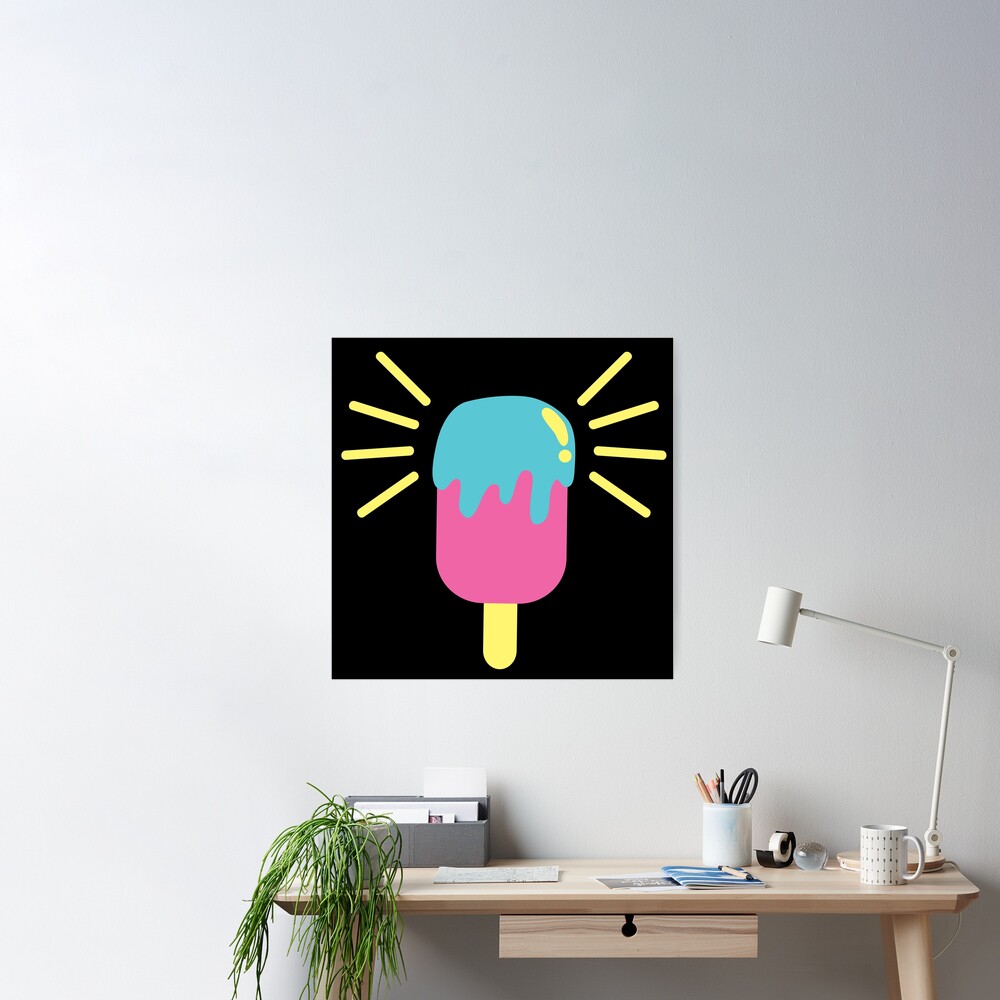 Single paddle pop ice-cream Poster for Sale by jazzydevil