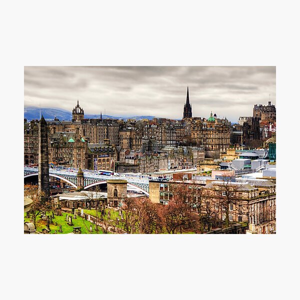 Grey Old Town Photographic Print
