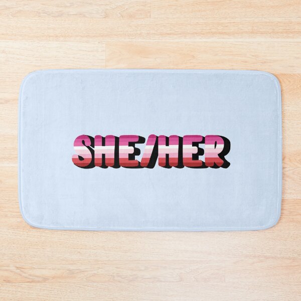 Item preview, Lesbian Pride Flag She/Her Pronoun designed and sold by EuropaPrints.