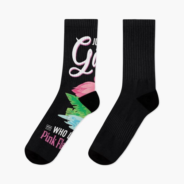 Item preview, "Just A Girl Who Loves Pink Flamingos." Flamingos are beautiful, and Pink Flamingos are a delicious drink for women designed and sold by JoelsCorner.