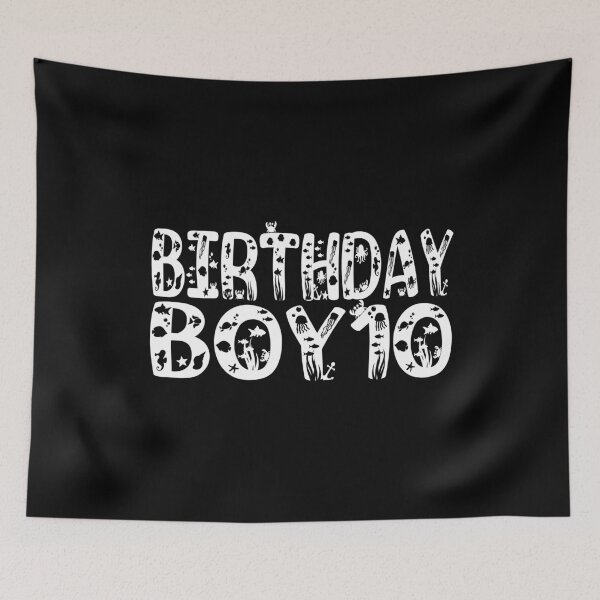 Item preview, 10th Birthday Boy 10 Years Old Fishing Lover Theme Party product designed and sold by Grabitees.