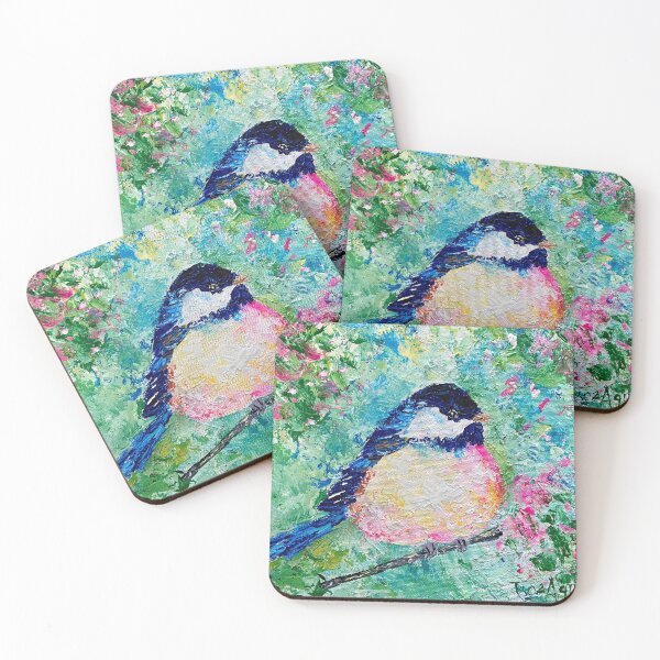 Item preview, Spring Chickadee designed and sold by CanvasandSoul.