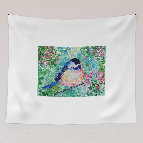 Item preview, Spring Chickadee designed and sold by CanvasandSoul.