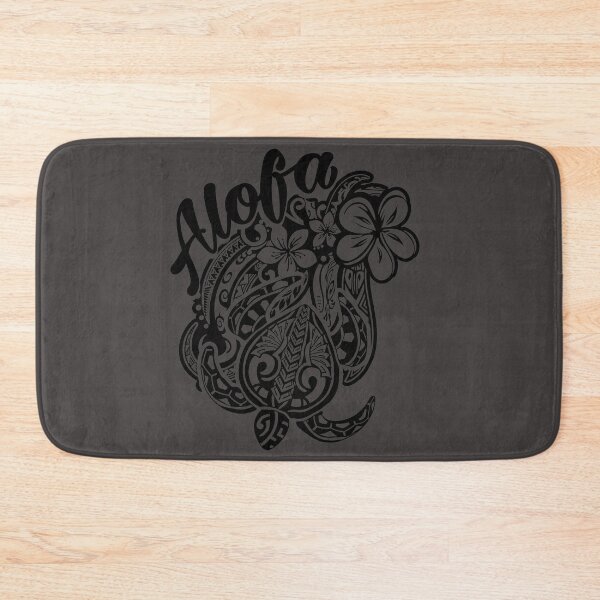 Item preview, Samoan Alofa Turtle And Floral Collage designed and sold by sunnthreads.