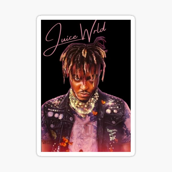 Vista previa del artículo con la obra «JuiceWrld Negro», diseñado y vendido por comfortcare.