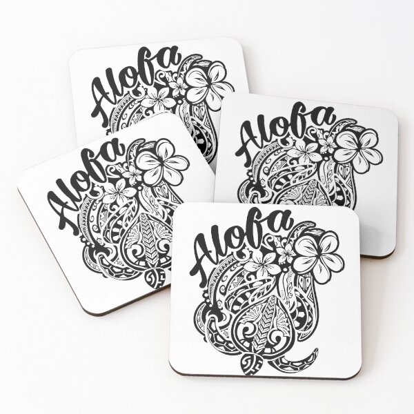 Item preview, Samoan Alofa Turtle And Floral Collage designed and sold by sunnthreads.