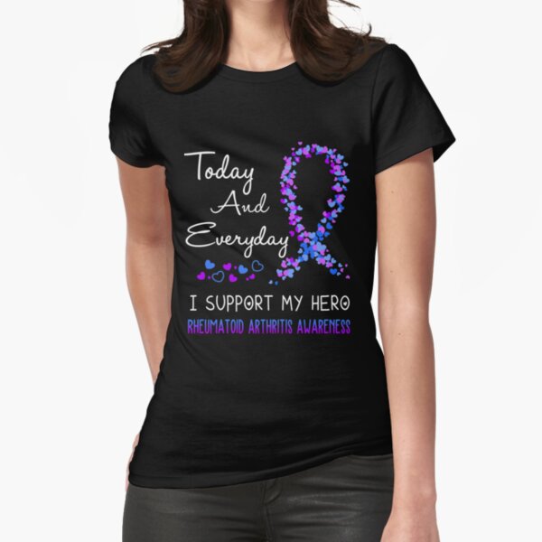 Rheumatoid Arthritis Believe Heart Ribbon Shirts