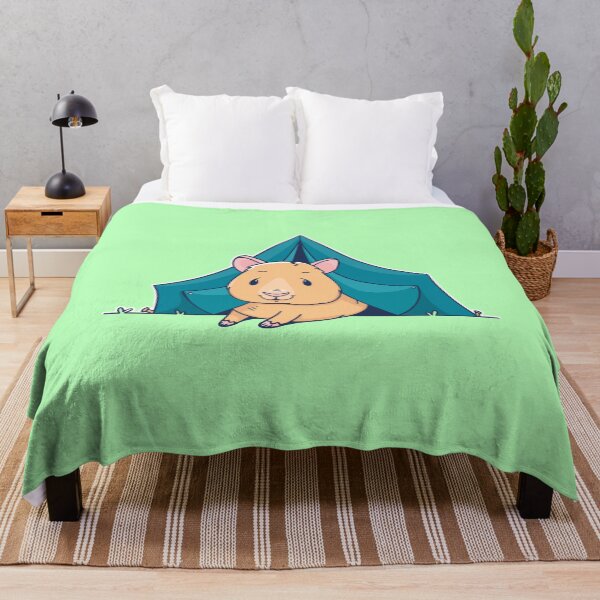 Item preview, Camping Cute Guinea Pig designed and sold by Piztees.