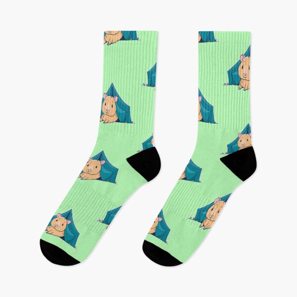 Item preview, Camping Cute Guinea Pig designed and sold by Piztees.