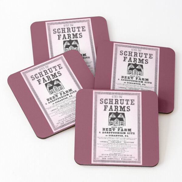 Item preview, Schrute Farms Poster - The Office - Beet Stained designed and sold by LordRivers.