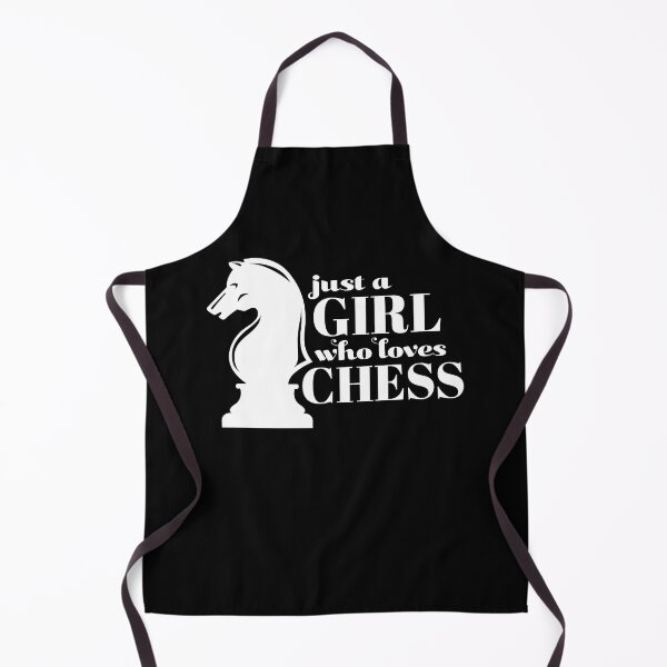 Item preview, Just A Girl Who Loves Chess designed and sold by Eye on the Blueline.
