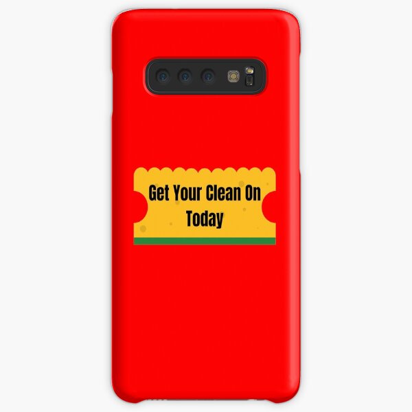 Get Your Clean On Today Funny T-shirt Classic Samsung Galaxy Snap Case