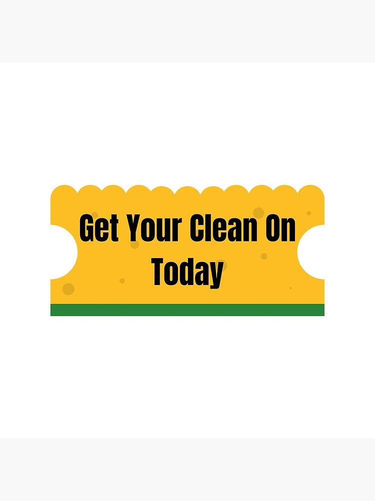Thumbnail 5 of 5, Coasters (Set of 4), Get Your Clean On Today Funny T-shirt Classic designed and sold by lhousshop.