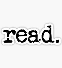 read. Sticker