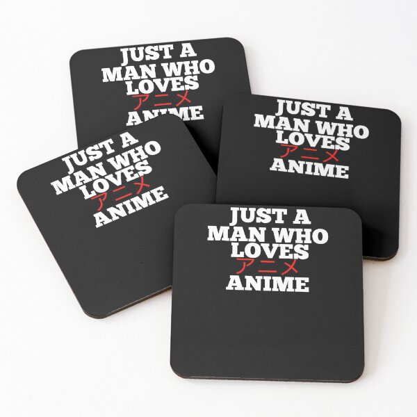 Item preview, Just A Man Who Loves Anime Japanese Kanji designed and sold by ChibiSekai.