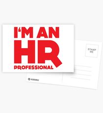 I'm an HR Professional Postcards