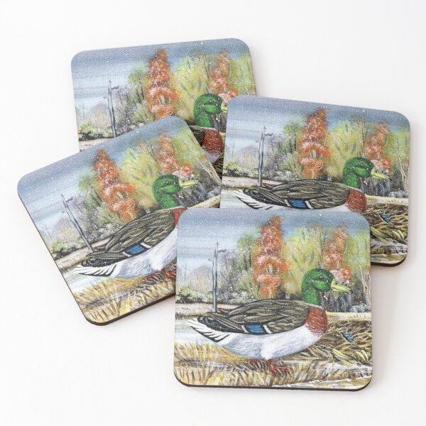 Item preview, Mallards In The Snow designed and sold by WildestArt.