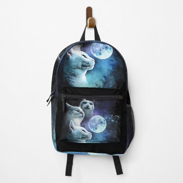 Item preview, Cat Vibing Meme / Galaxy Cats / Three Cat Moon / CatJAM designed and sold by coolintent.