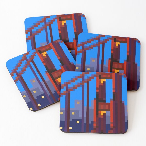 Item preview, Pixelated, Golden Gate Bridge designed and sold by Mike McGehee.
