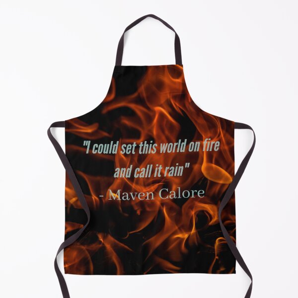 Item preview, I Could Set this World on Fire and Call in Rain quote by Maven Calore designed and sold by FanArtzz.