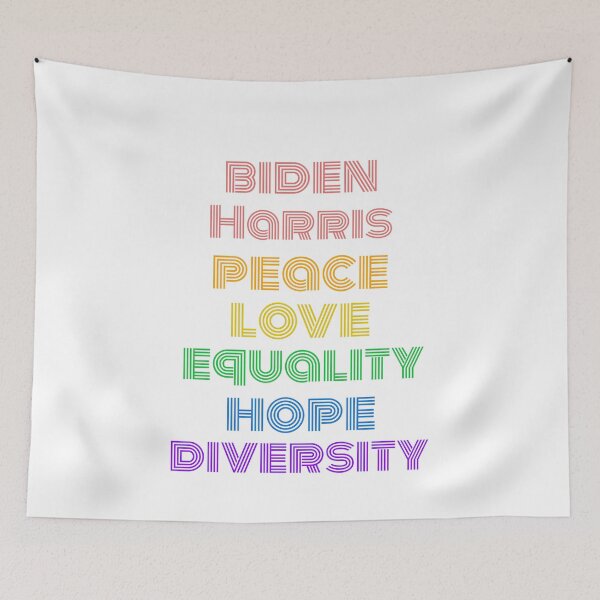 Item preview, Biden Harris Peace Love Equality Hope Diversity designed and sold by DiscGolfTees.