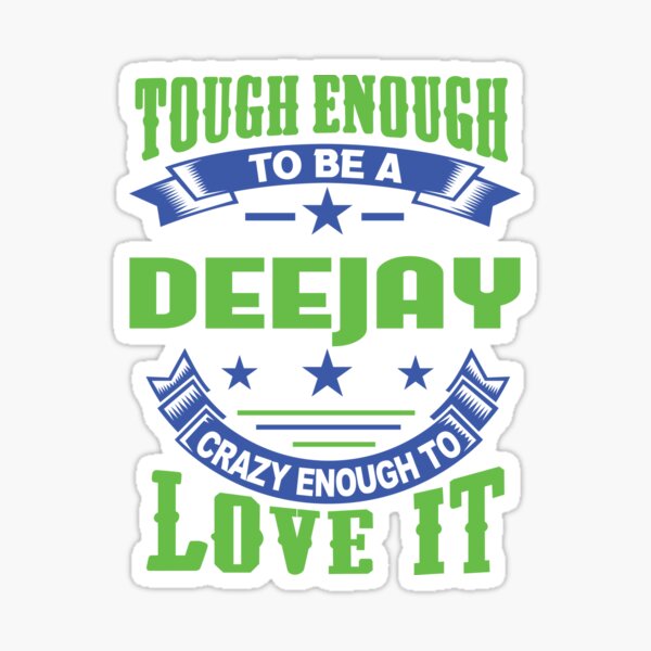 Deejay Headphones Sticker