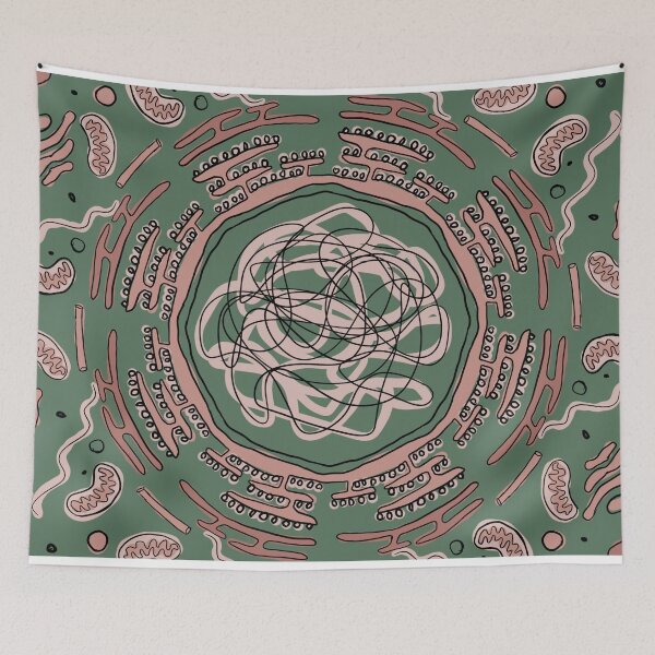 Item preview, Cell Biology Mandala designed and sold by Hodgepodge Bricolage.