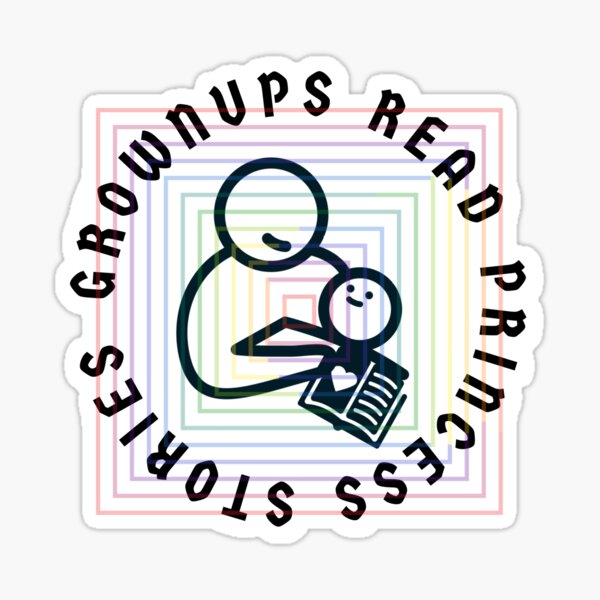 Item preview, Grownups Read Princess Stories designed and sold by GrownupsRead.