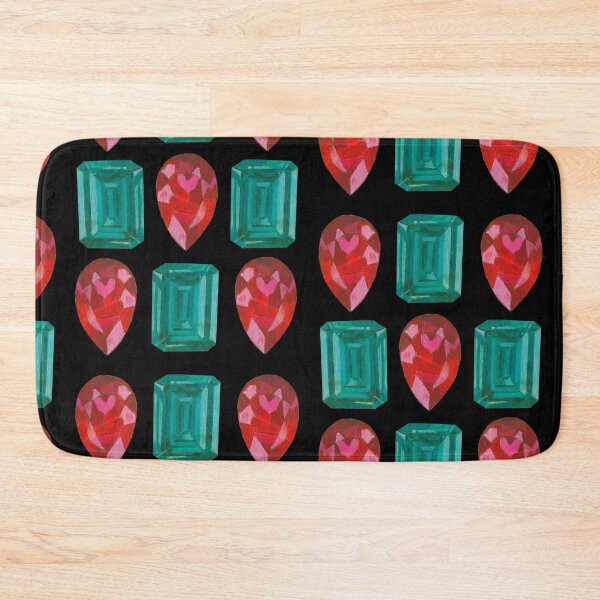 Item preview, Ruby and Emerald Gemstone Artwork designed and sold by Kinasart.