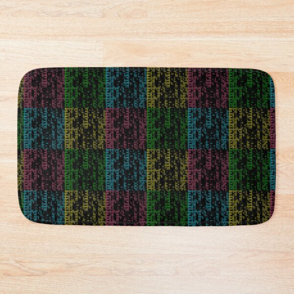 Item preview, Unique Retro Pixel Pink Yellow Green Blue Multicolored Rainbow Computer Glitch Graffiti Art Designs Camouflage Repeating Classic Vintage Patterns designed and sold by TeachUrb.