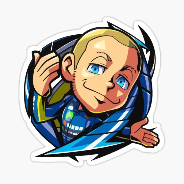 Valentino Rossi Stickers Redbubble