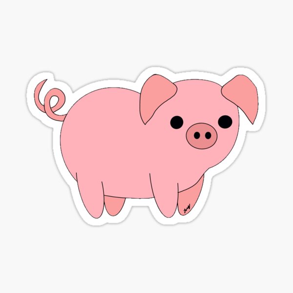 Pig Yoga pattern Funny Pig Animals Loves Yoga Socks Women Men Kids Sticker  for Sale by NOorYES