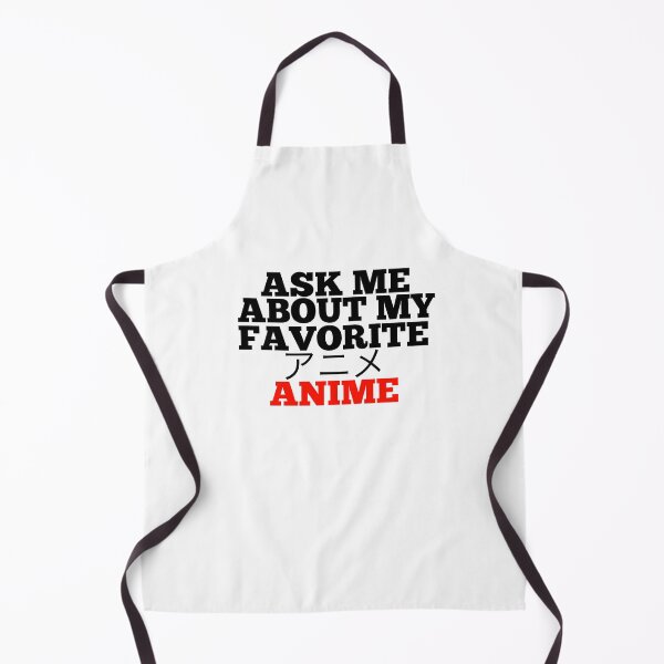 Item preview, Ask Me About My Favorite Anime Japanese Kanji designed and sold by ChibiSekai.