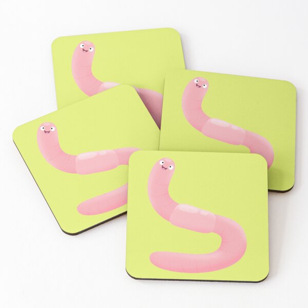 Item preview, Cute worm farm vermiculture cartoon designed and sold by FrogFactory.