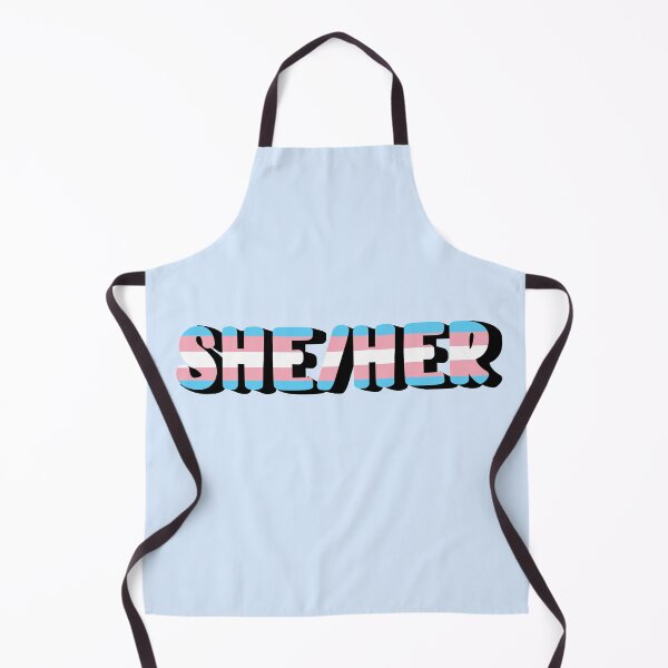 Item preview, Transgender Pride Flag She/Her Pronoun designed and sold by EuropaPrints.