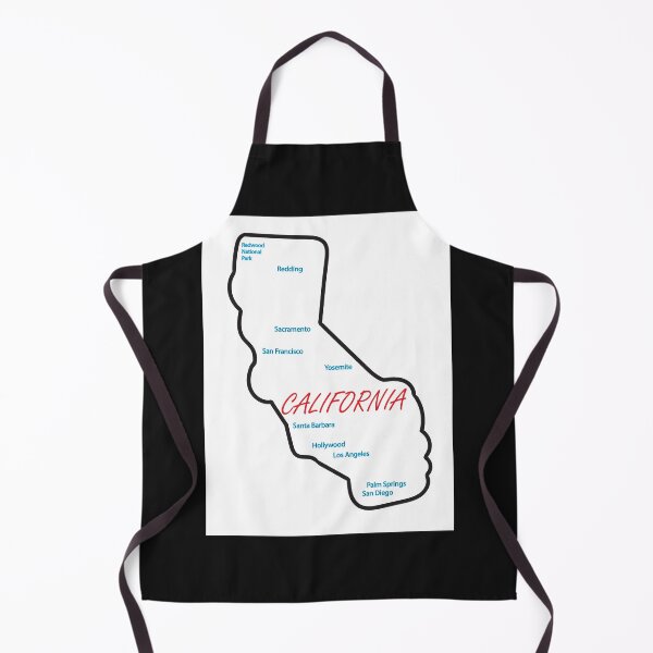 Item preview, Illustrative depiction of the map of California. designed and sold by Jurie Maree.