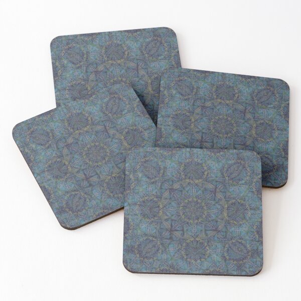 Item preview, Patrón azul Mandala Boho designed and sold by Farprintod.
