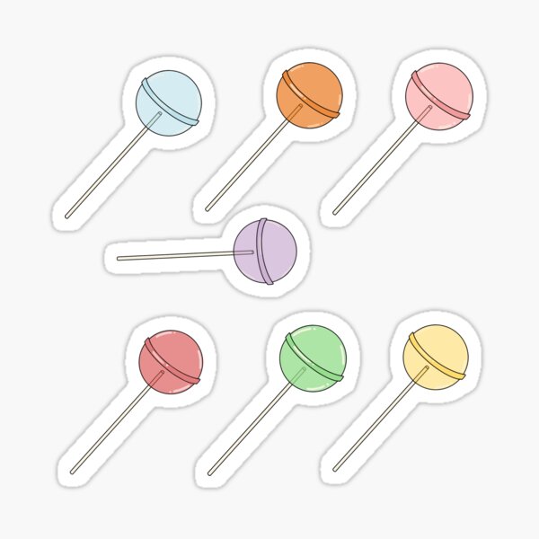 Pastel Kawaii Lollipop Clipart Pack Kawaii Candy Clipart Pastel Candy  Clipart Pack Candy Clip Art 