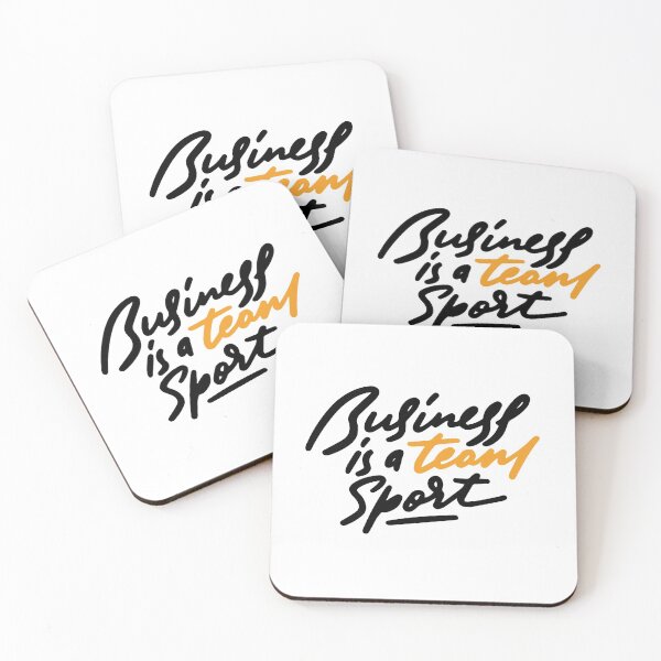 Item preview, Business Is A Team Sport Inspirational Quotes designed and sold by ProjectX23.