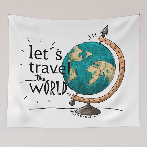 Item preview, Let's Travel The World designed and sold by SECRET STORE.