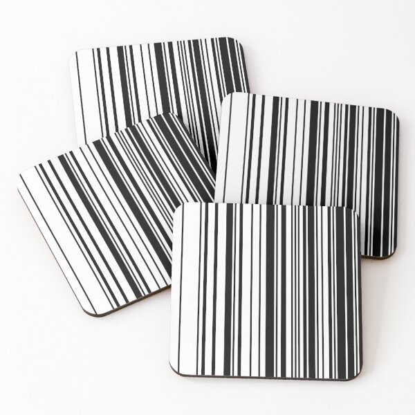 Item preview, Barcode Abstract Design designed and sold by HoneyBadgerBox.