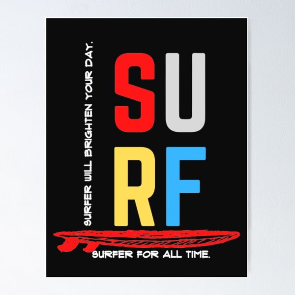 Item preview, Surfer For All Time. designed and sold by Blue  Dragon.