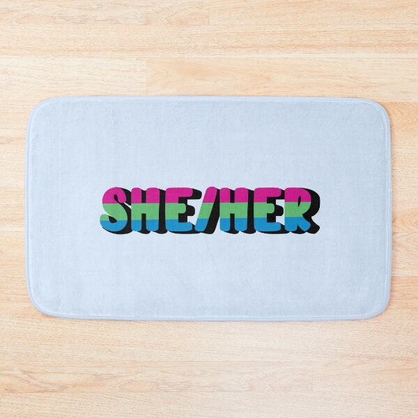 Item preview, Polysexual Pride Flag She/Her Pronoun designed and sold by EuropaPrints.